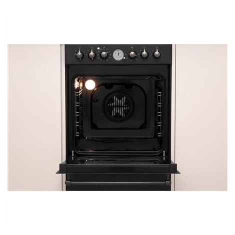 INDESIT | Cooker | IS5G8MHA/E | Hob type Gas | Oven type Electric | Black | Width 50 cm | Grilling | Depth 60 cm | 60 L - 4